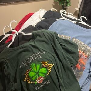 Multiple (9) Harley Davidson short sleeve shirts X-Large